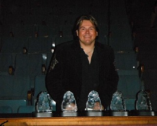 ASDonnyParenteauwith5Aboriginal2011Awards2012.jpg